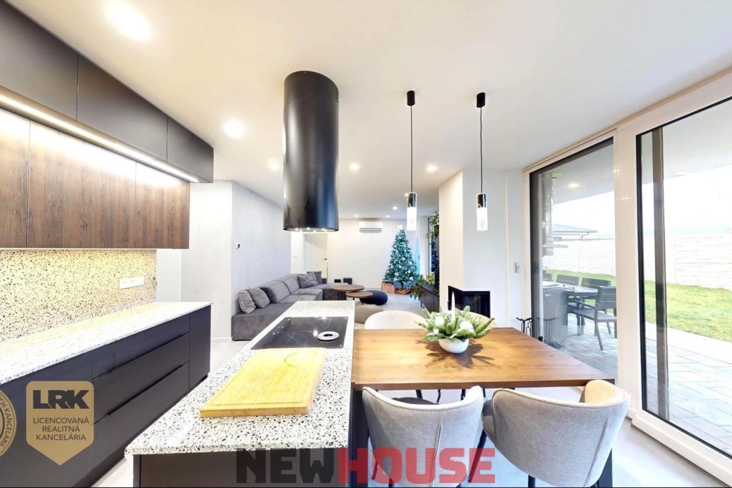 Na predaj 4 izbový nízkoenergetický bungalov s veľkým pozemkom v Trenčianskej Turnej