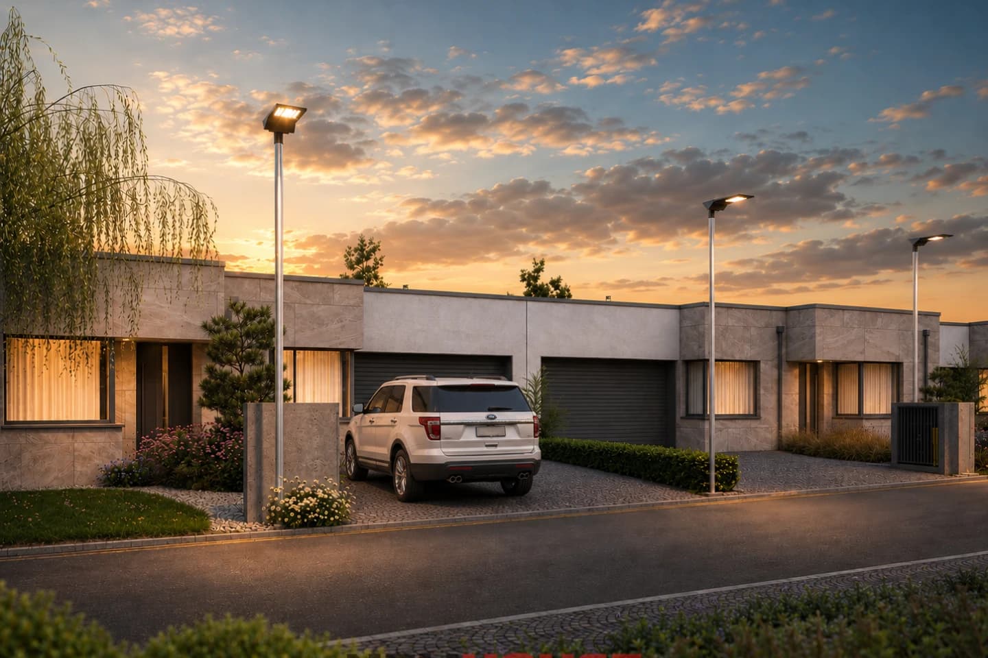 RD_B - Novostavby 4-izbových domov s dvojgarážou a veľkým pozemkom (484 – 553 m²)